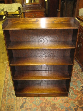 Antique Small Oak Bookcase