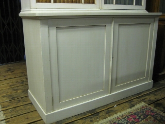 Antique Georgian Style Painted Bookcase