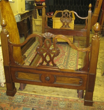 Victorian Mahogany Double Bed