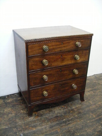 Regency Spanish Mahogany Chest of Drawers