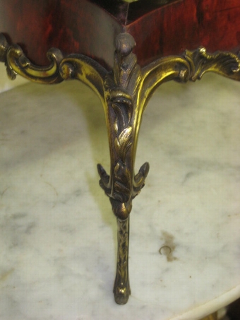 Antique French Miniature Tortoiseshell Bijouterie Table 