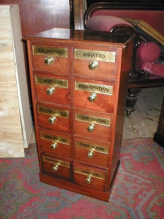 Antique Pair of Apothecary Cabinets 