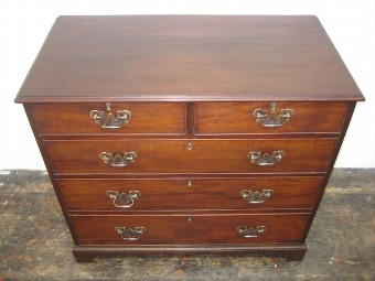 Antique George III Neat Sized Mahogany Chest of Drawers