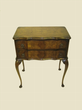 Antique Burr Walnut Lowboy