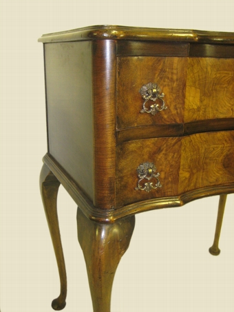 Antique Burr Walnut Lowboy