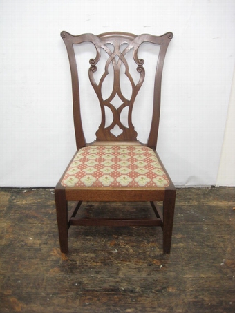 Antique Small Mahogany Chair by Wheeler of Arancroch