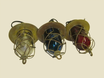 Set of 3 Ships Navigation Lanterns
