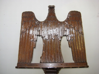 Antique Victorian Carved Eagle Oak Lectern