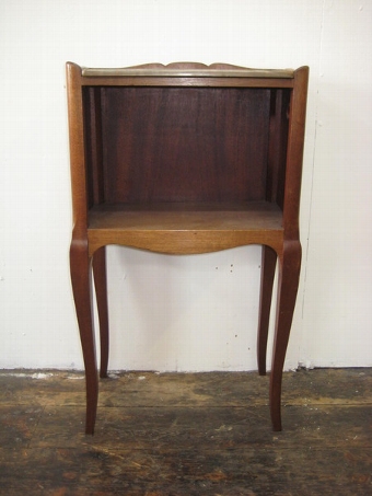 Antique Agate Top Locker/Side Table