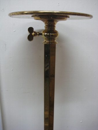 Antique Pair of Lacquered Brass Telescope Stands