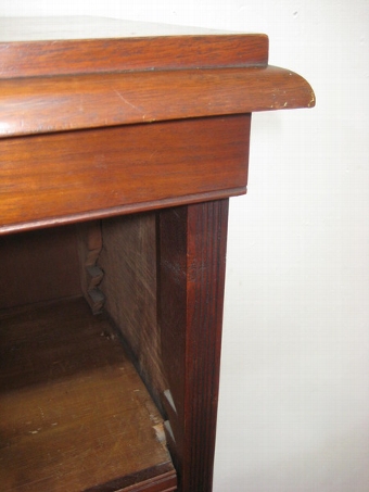 Antique Victorian Mahogany Open Bookcase