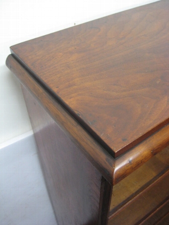 Antique Victorian Mahogany Open Bookcase