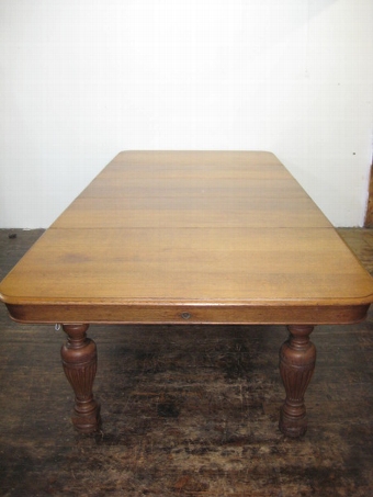 Victorian Extending Oak Dining Table