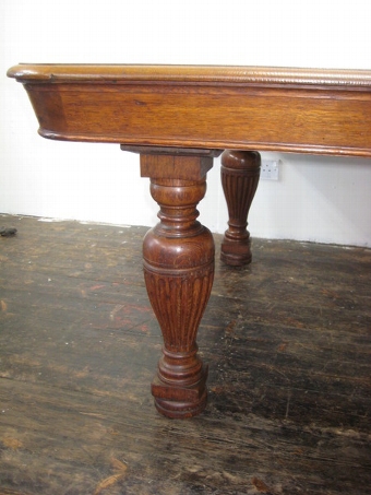Antique Victorian Extending Oak Dining Table