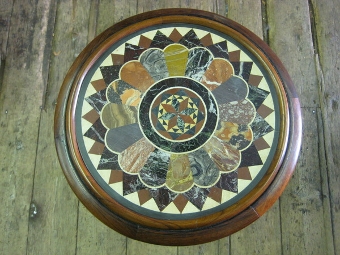 Antique Italian Marble Topped Table