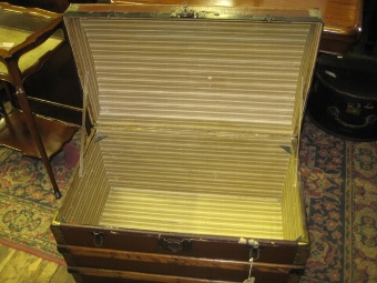 Antique American Travelling Trunk/Kist