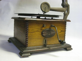 Antique Edinburgh Model Working Gramophone
