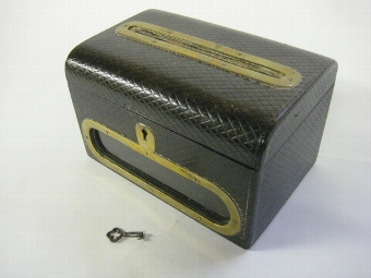 Victorian Moroccan Leather Letterbox