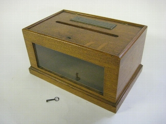 Victorian Oak Country House/Hotel Letterbox