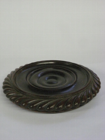 Antique Regency Mahogany Wine Coaster