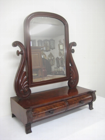 William IV Mahogany Dressing Mirror