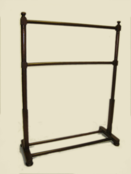 Early Victorian Mahogany Towel Rail