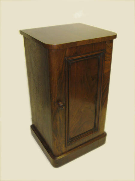 Mid Victorian Figured Walnut Locker