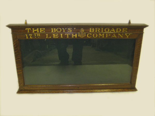 Scottish Boys Brigade Wall Mounted Display Case