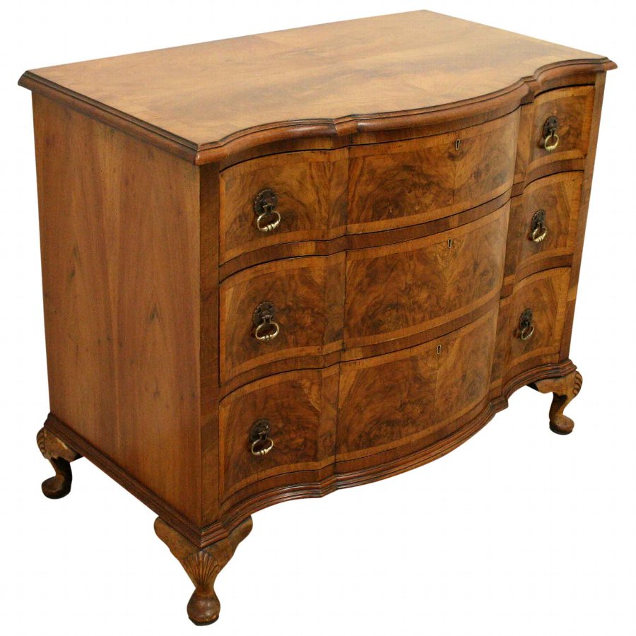 George II Style Walnut Chest of Drawers
