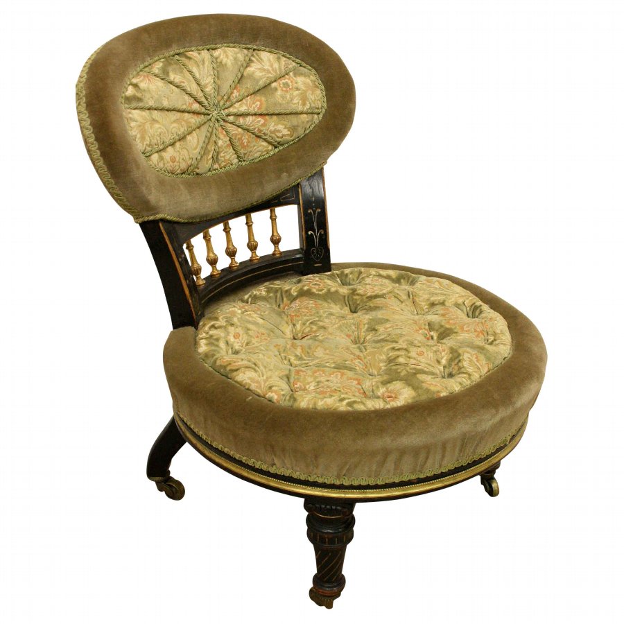 antique nursing chair