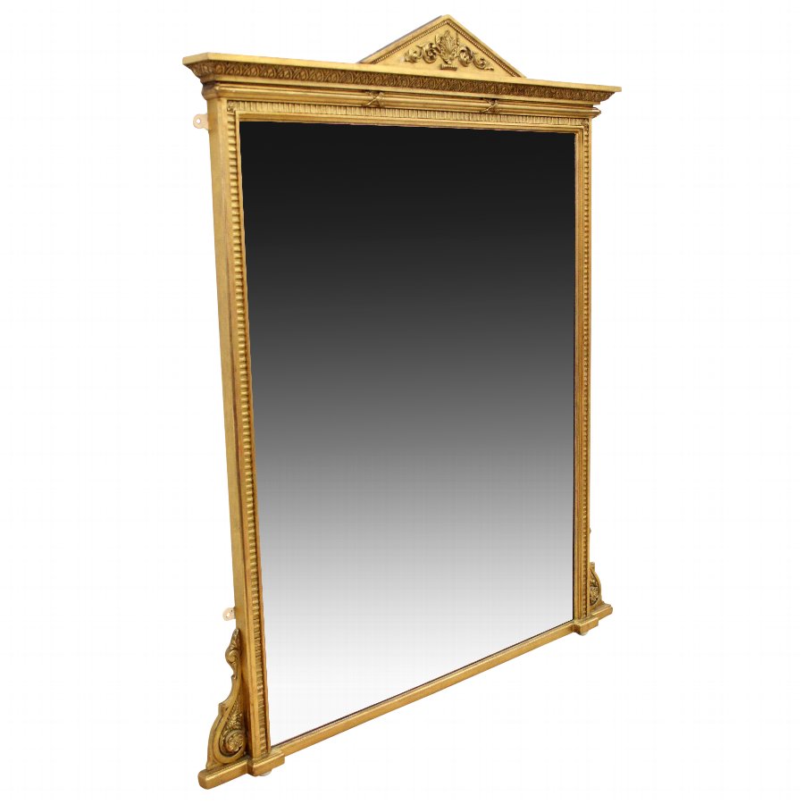 Antique Georgian Style Giltwood Mirror