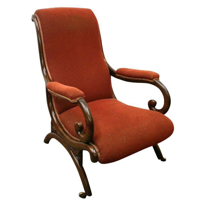 William IV Rosewood Easy Chair