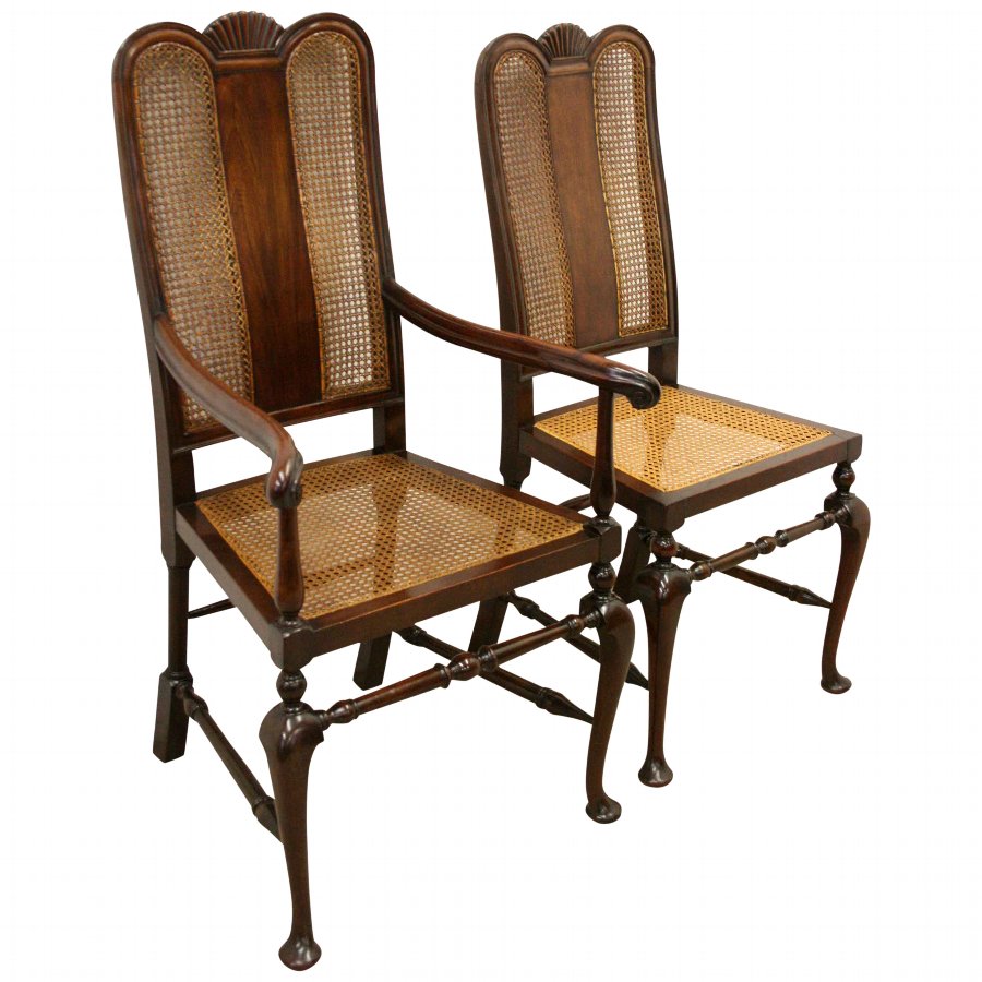 queen anne wicker chair