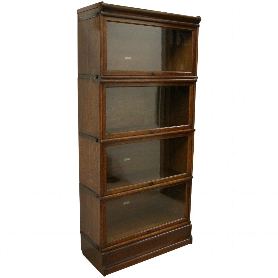 Globe Wernicke Oak Sectional/Stacking Bookcase