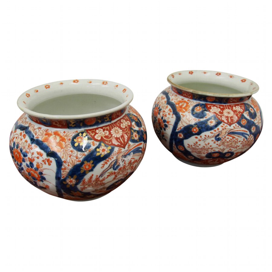 Pair of Imari Jardinieres