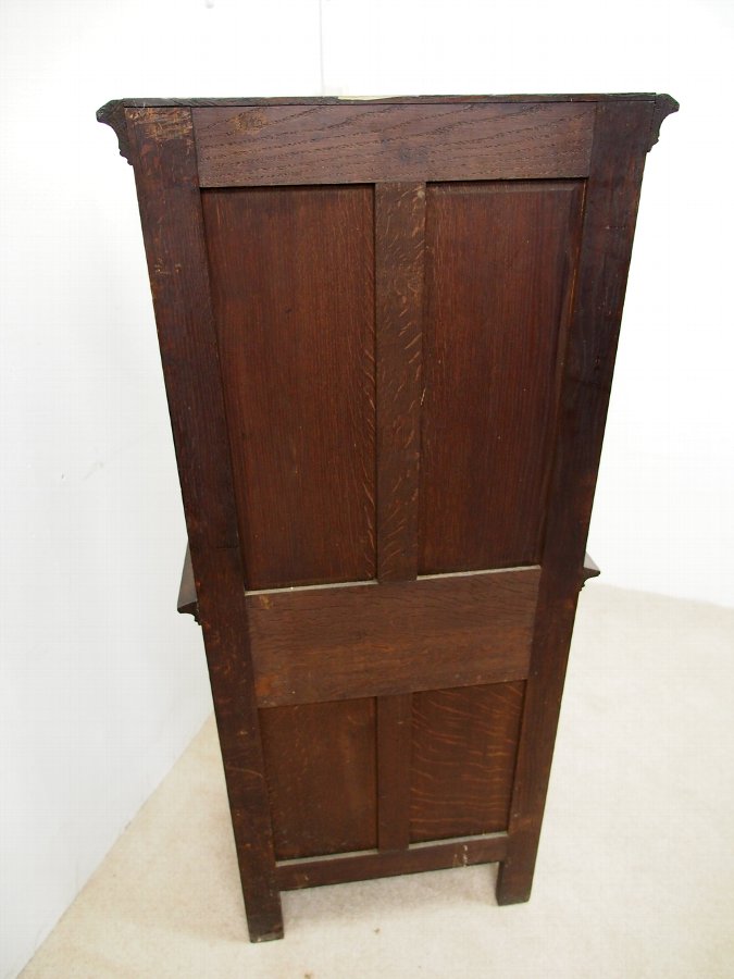 Antique Gothic Style Carved Oak Cabinet in Stand | ANTIQUES.CO.UK