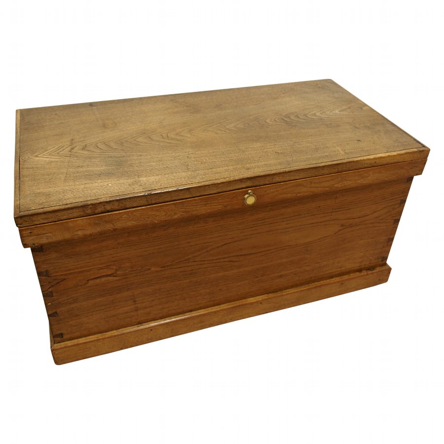 Victorian Oak Blanket Box