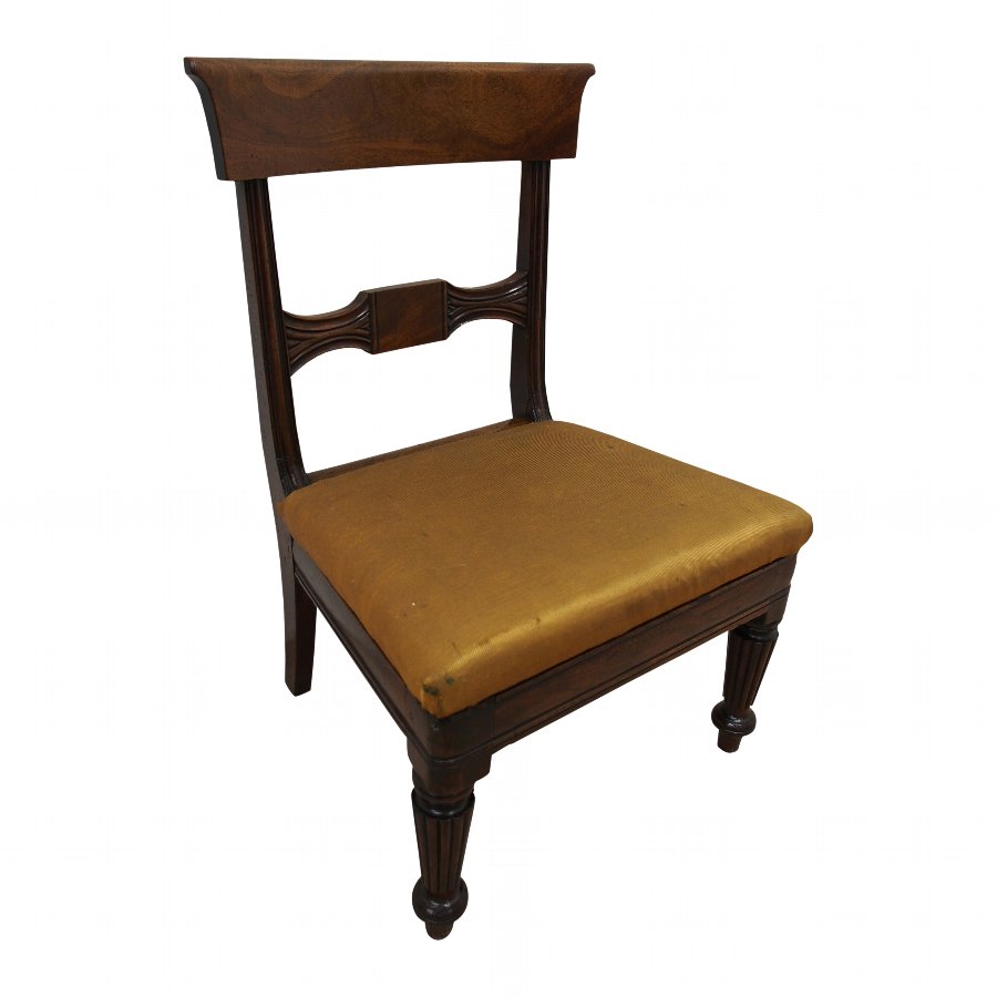 Antique George IV Mahogany Nursing Chair