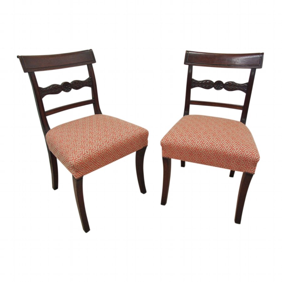 Pair of George II Mahogany Chairs