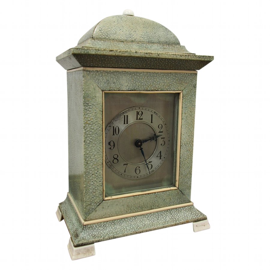 Edwardian Bracket Clock in Shagreen