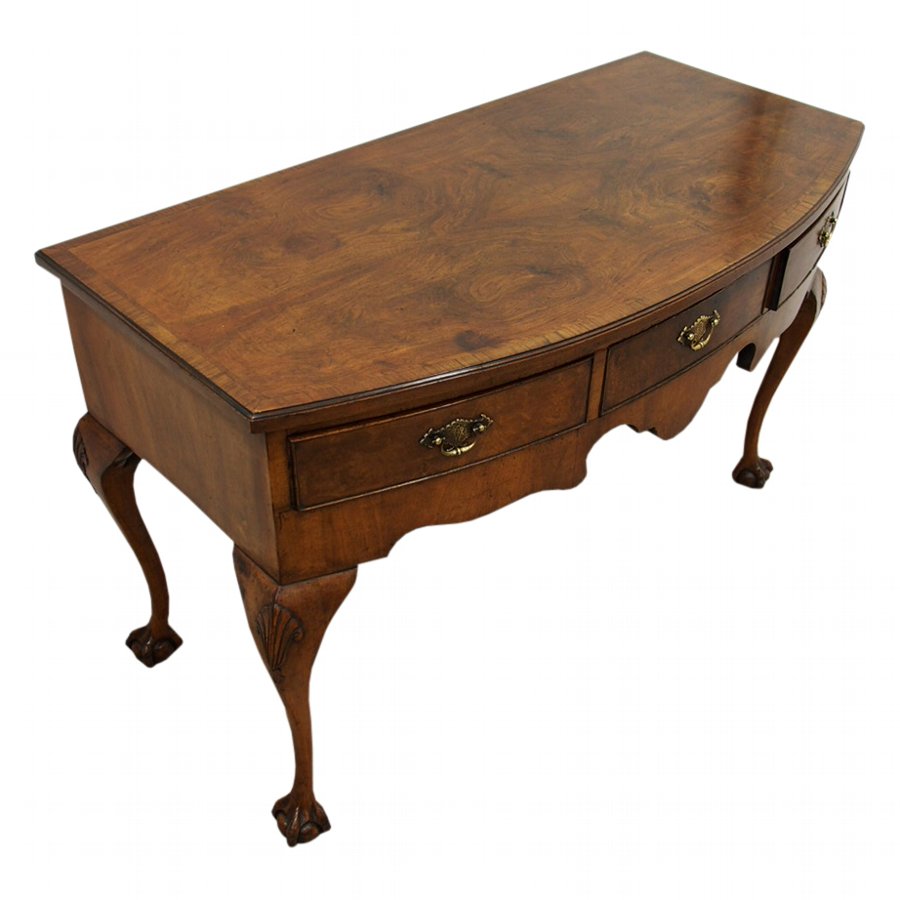 George II Style Bow Front Side Table
