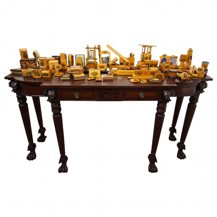 Lot of 85 Pieces of Scottish Mauchline
