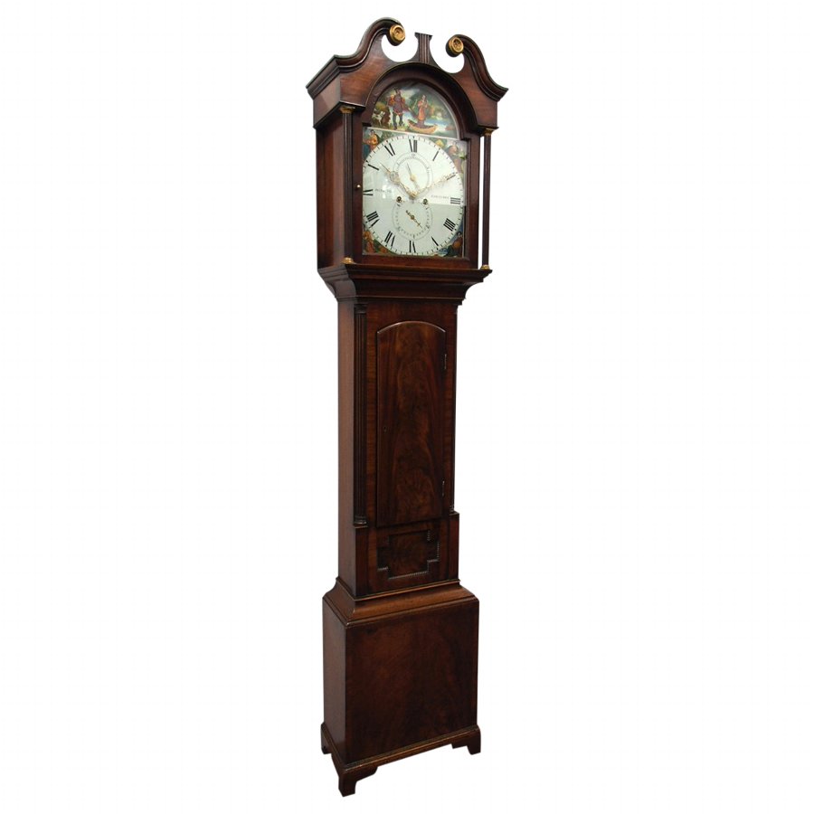 Early Victorian Scottish Grandfather Clock by John Pringle of Earlston