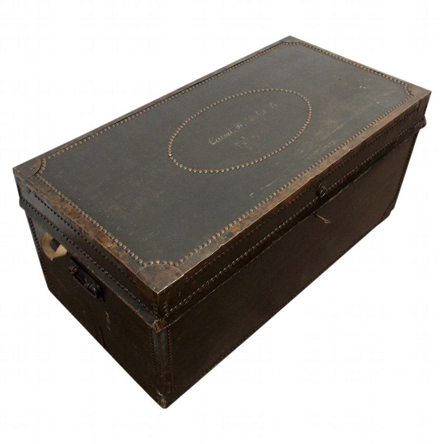 Antique George IV Travelling Trunk 