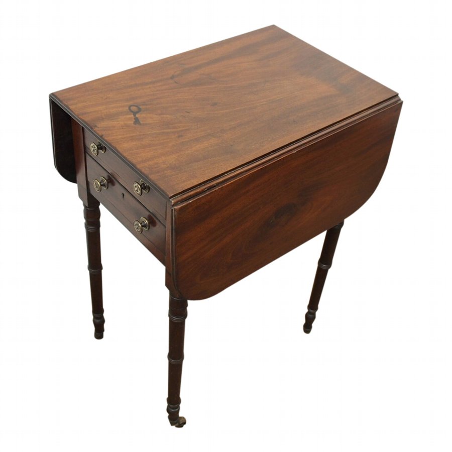 George IV Mahogany Miniature Pembroke Table