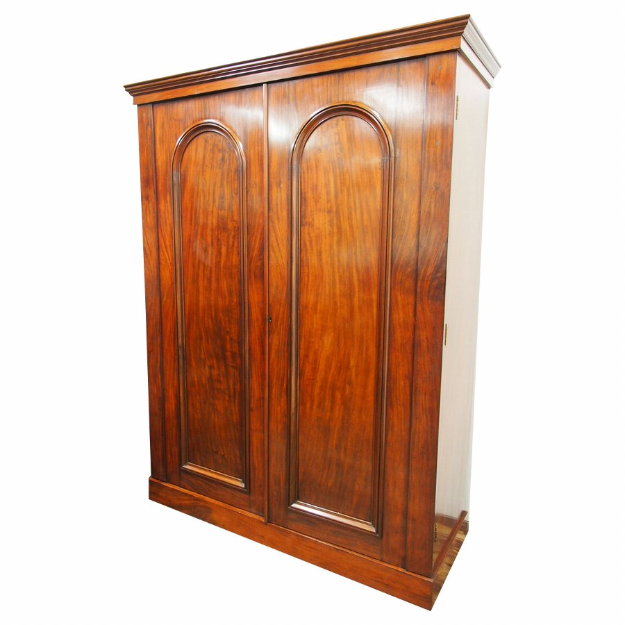Antique Victorian Two Door Mahogany Wardrobe Antiques Co Uk
