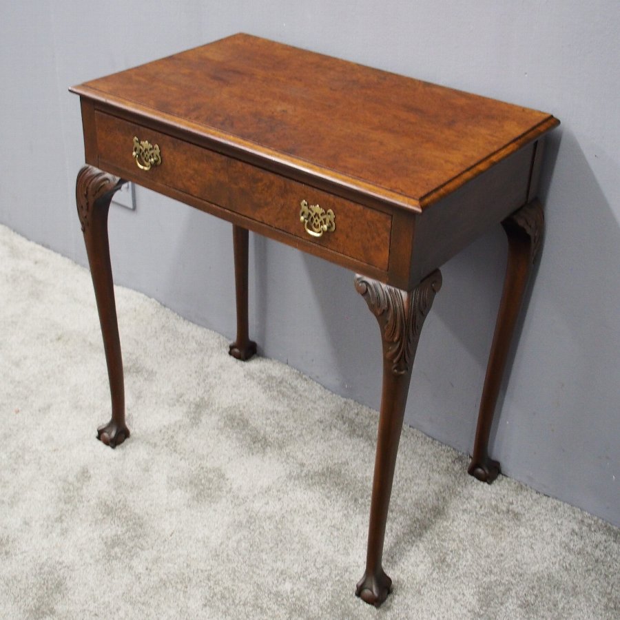 Antique Queen Anne Style Walnut Side Table 1 Antiques Co Uk