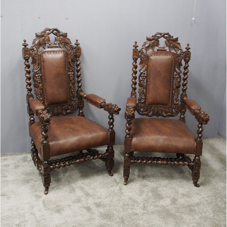 jacobean style chairs