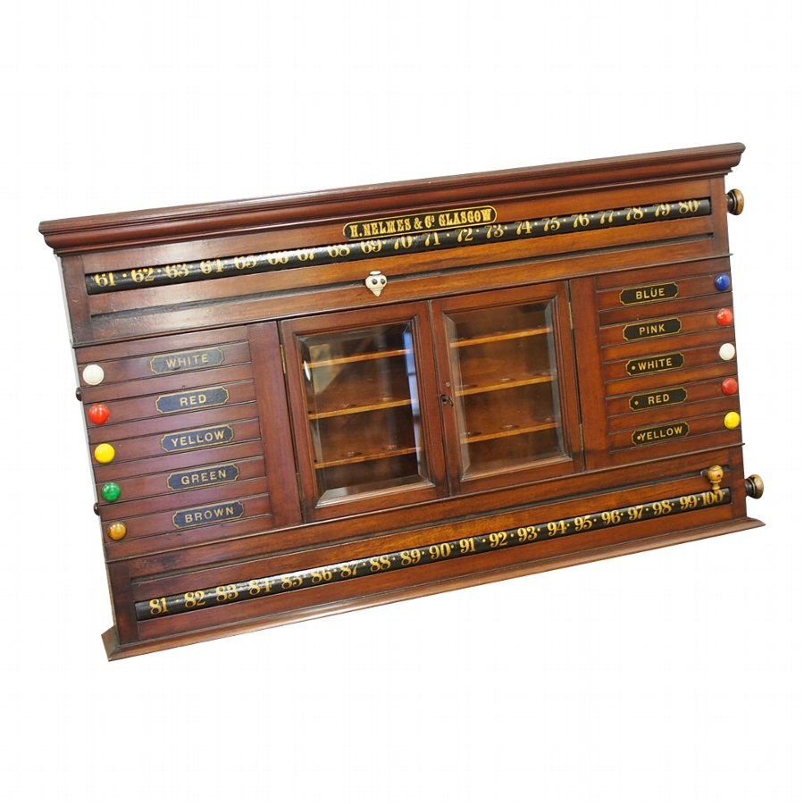 Mahogany Scoreboard by H. Nelmas and Co, Glasgow