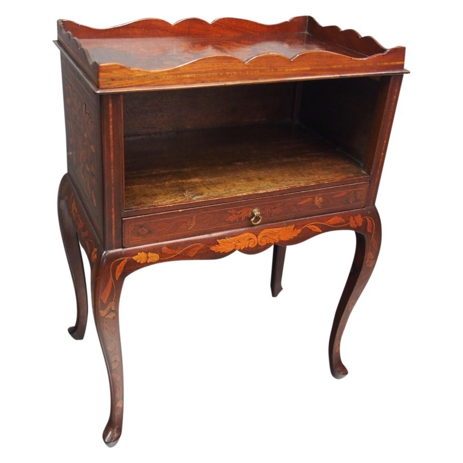 Dutch Marquetry Side Cabinet